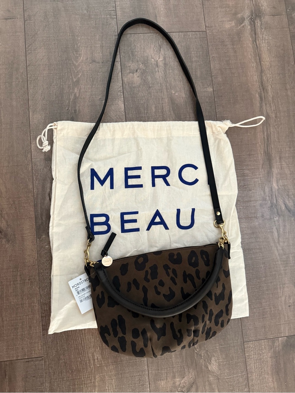 Clare V. Petit Moyen Suede Messenger Bag